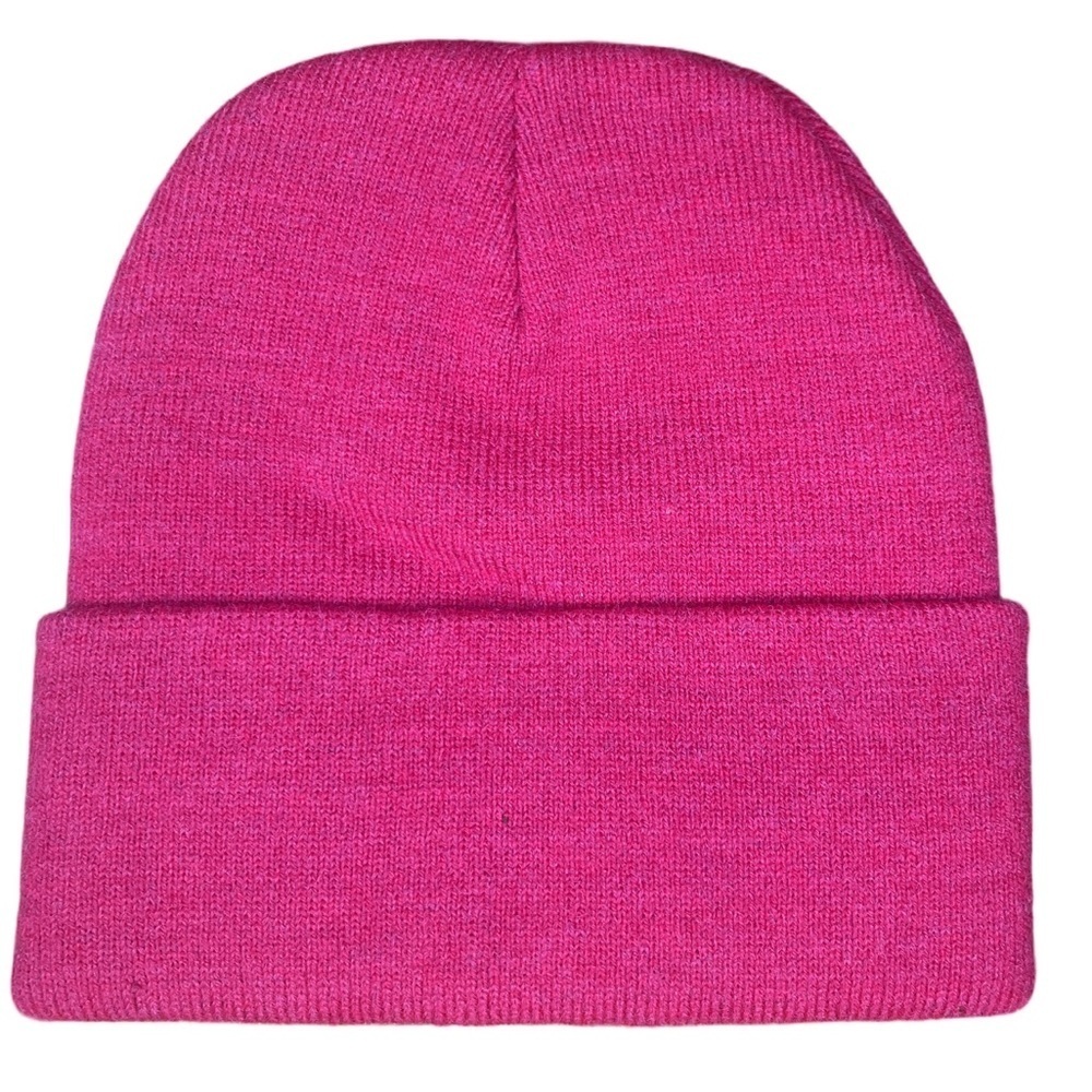 Toddler Baby Kids Knitted Winter Beanie Unisex Hot Pink - Picture 2 of 6